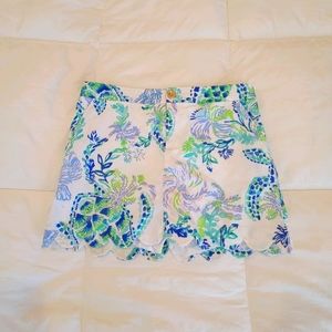 EUC Lilly Pulitzer Colette Skort Resort White